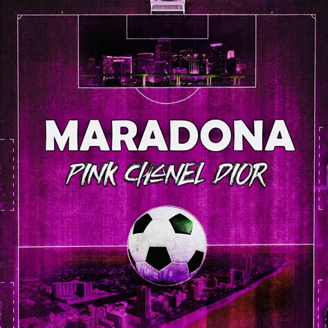 maradona pink chanel dior